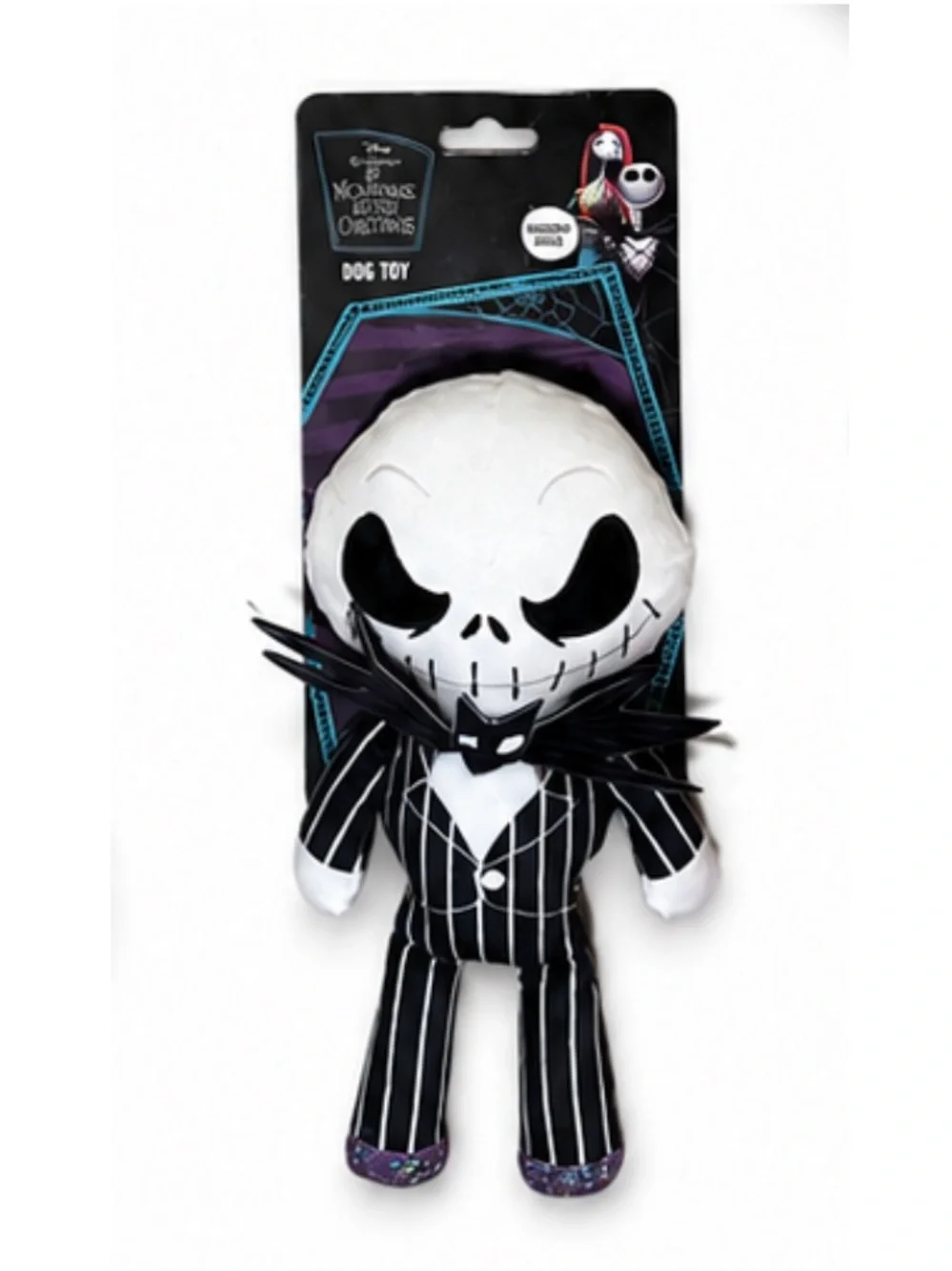NEW - Disney Nightmare Before Christmas Jack Skellington Plush Dog Toy Halloween